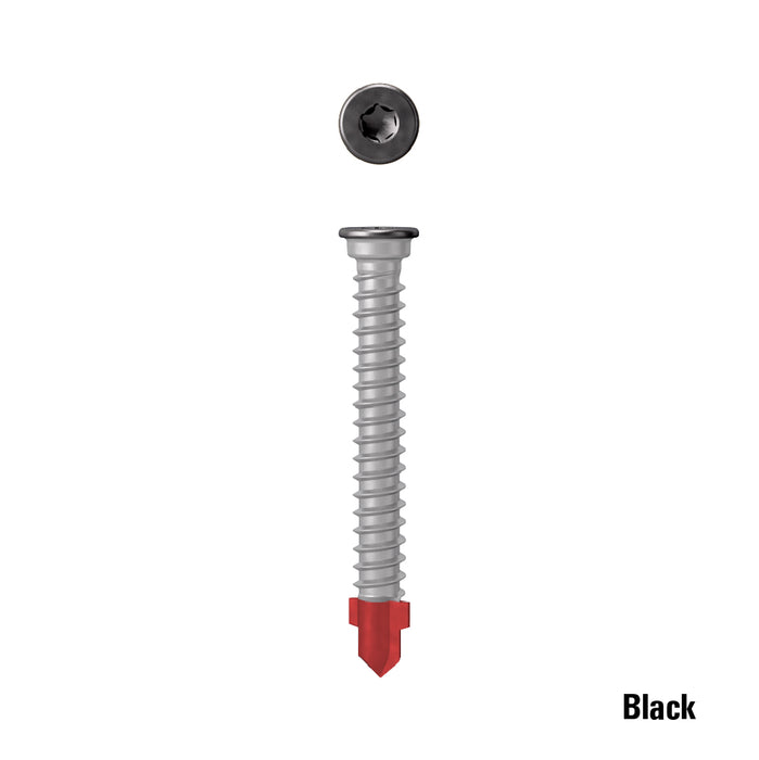 AnchorMark S2-Timber To Metal Decking Screw - 316 STAINLESS STEEL – BLACK HEAD