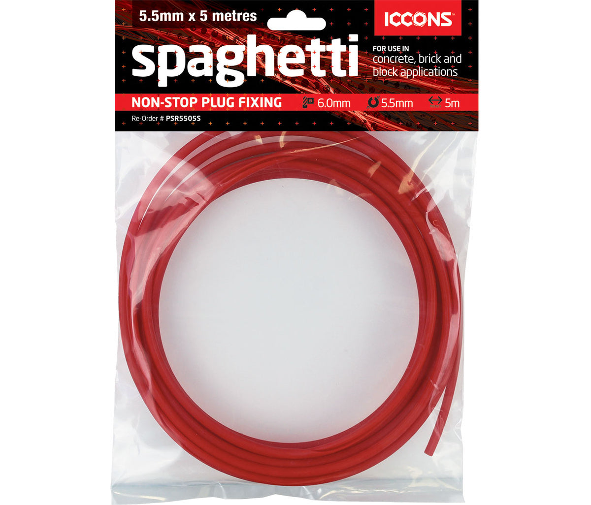 Spaghetti Fastner Plastic Spaghetti Roll — NPX Fasteners