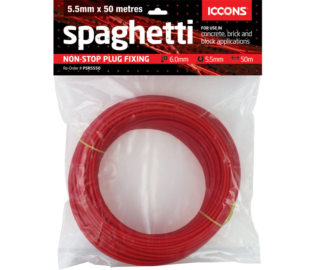 Spaghetti Fastner Plastic Spaghetti Roll — NPX Fasteners