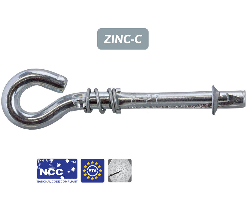 Toge TSO - Suspension Spring Anchor - ZINC CLEAR