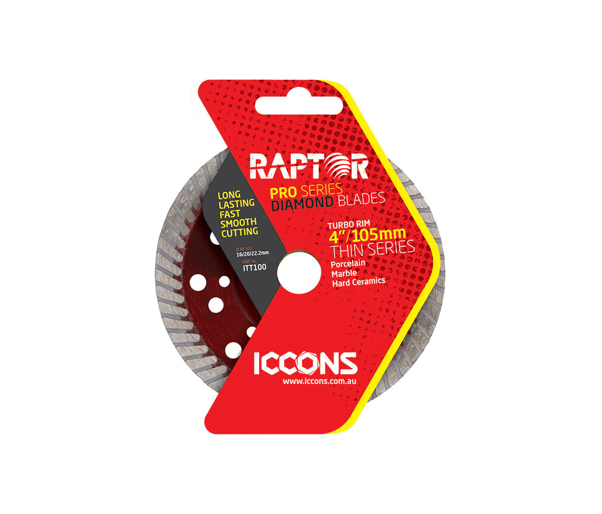 Angle Grinder Blade - Turbo Rim Thin Series for Ceramic / Porcelain Ti ...
