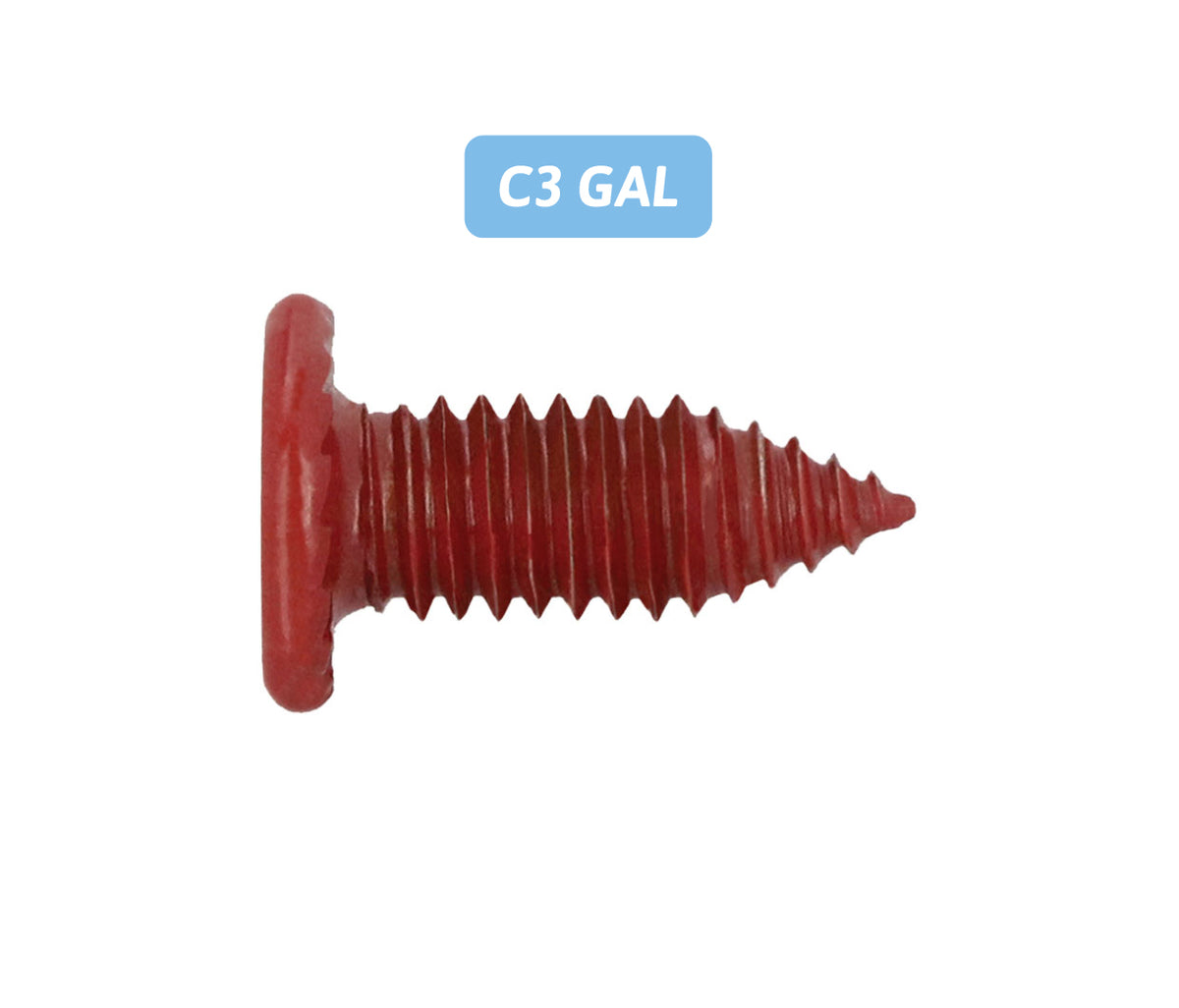 Needle Point Flathead Steel Frame Fixing - C3 GAL — NPX Fasteners
