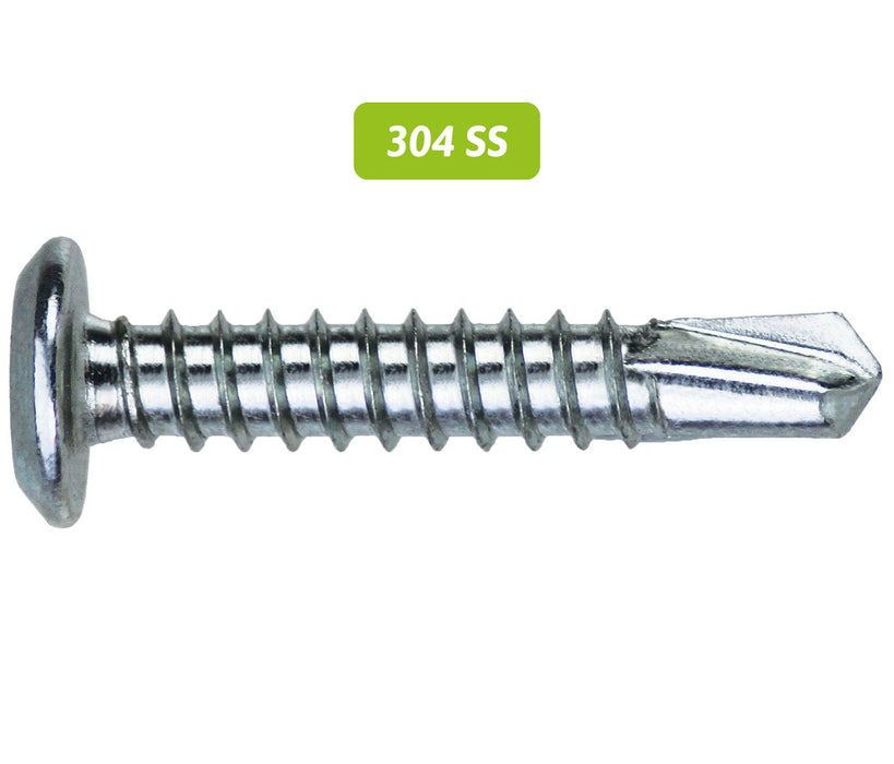 Self Drilling Wafer - Coarse Thread - STAINLESS STEEL (Bi-Metal)