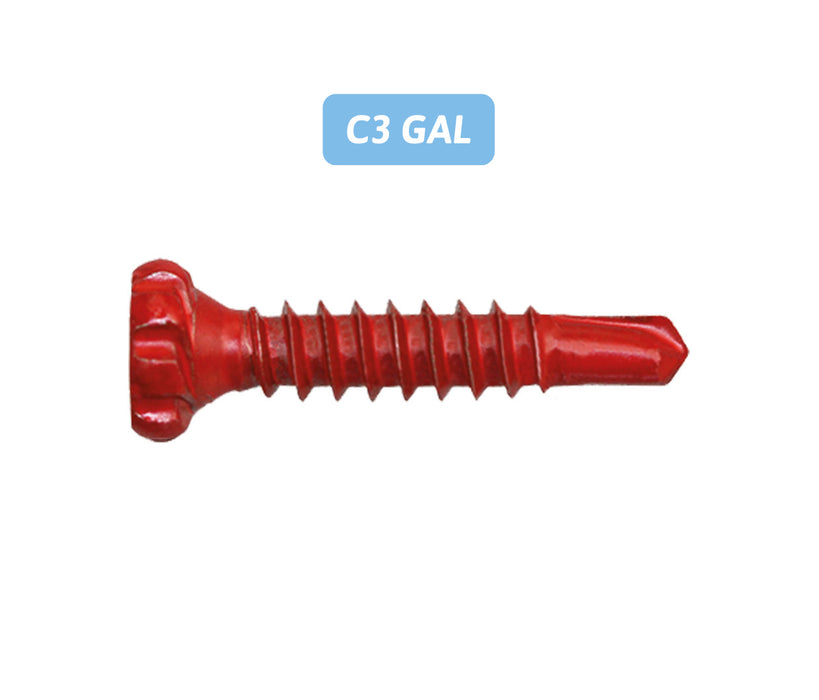 Fibre Cement Screws (0.55-0.75mm Steel) - C3 GAL