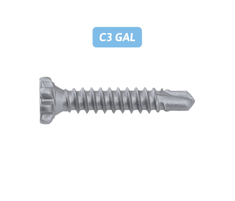 Fibre Cement Screws (0.75-2.5mm Steel) - C3 GAL