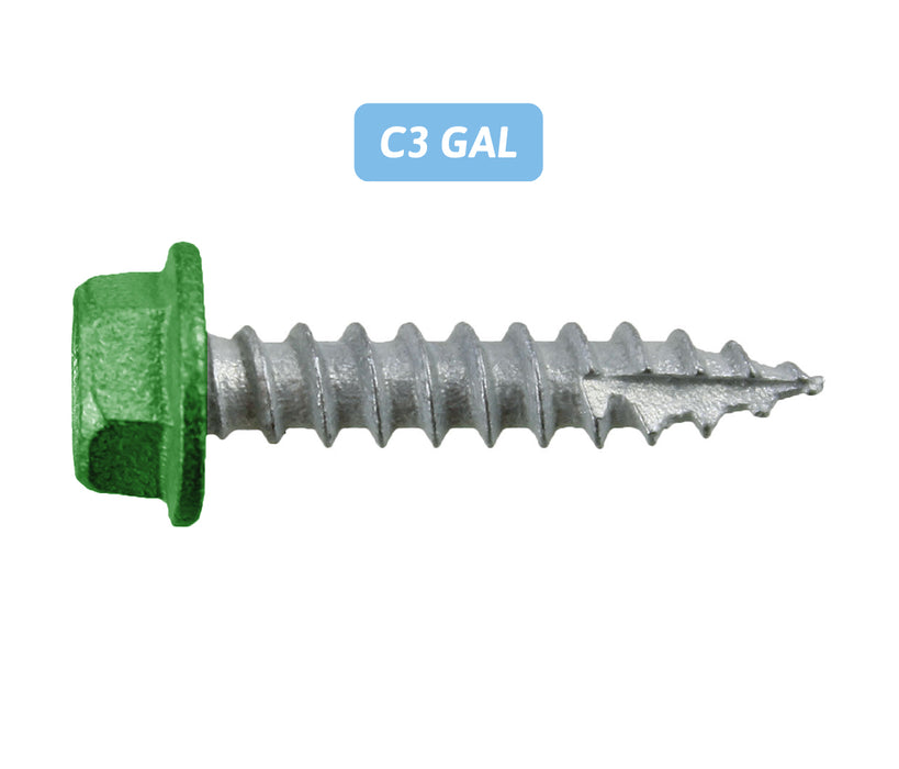 Type 17 Hex - Coarse Thread - C3 GAL