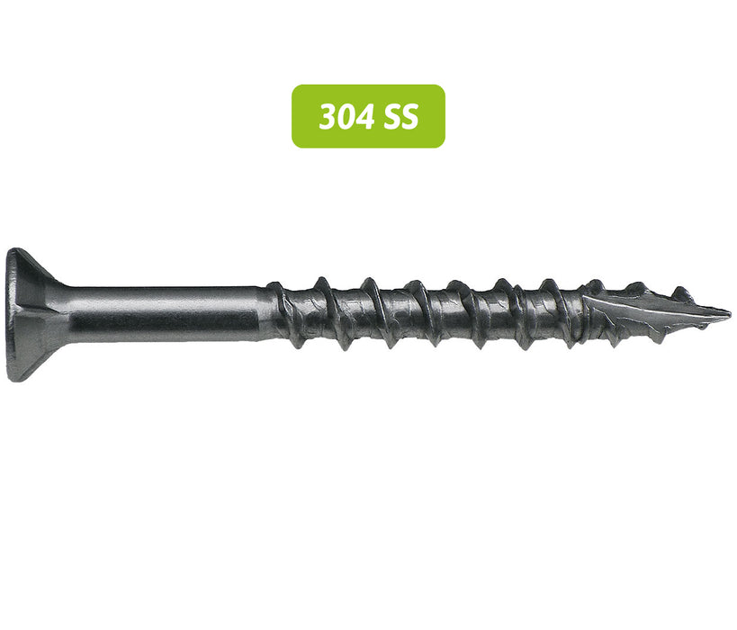 Knife Thread Decking Screw - 304 STAINLESS STEEL (A2) 10 Gauge